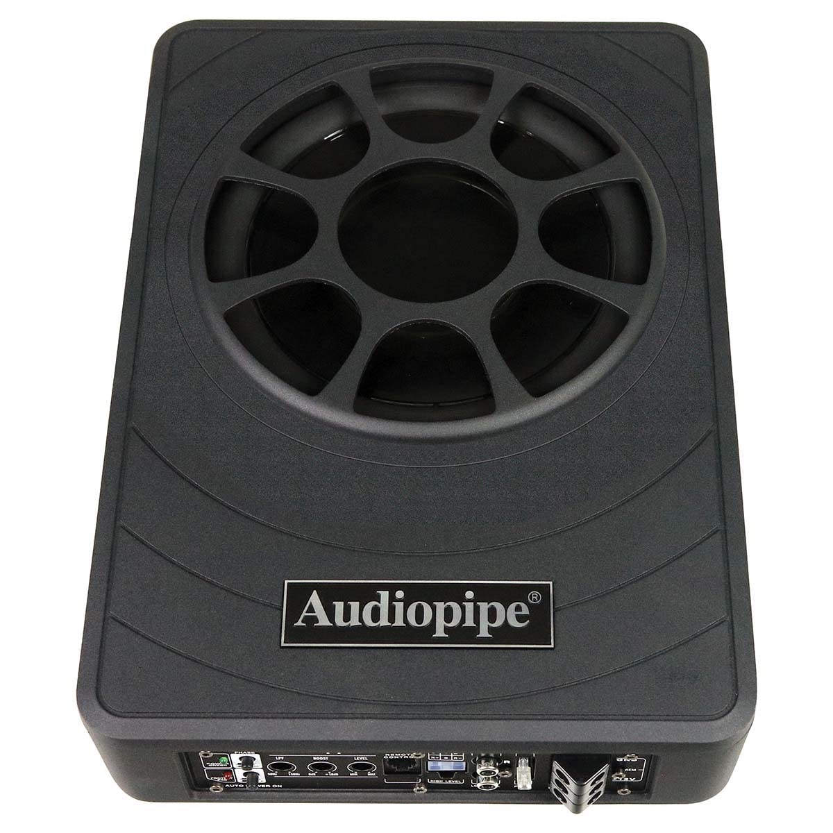 Audiopipe APLP8300 8" Low Profile Amplfied Subwoofer 350 Watts Max/175 Watts RMS  2 Ohm Mono