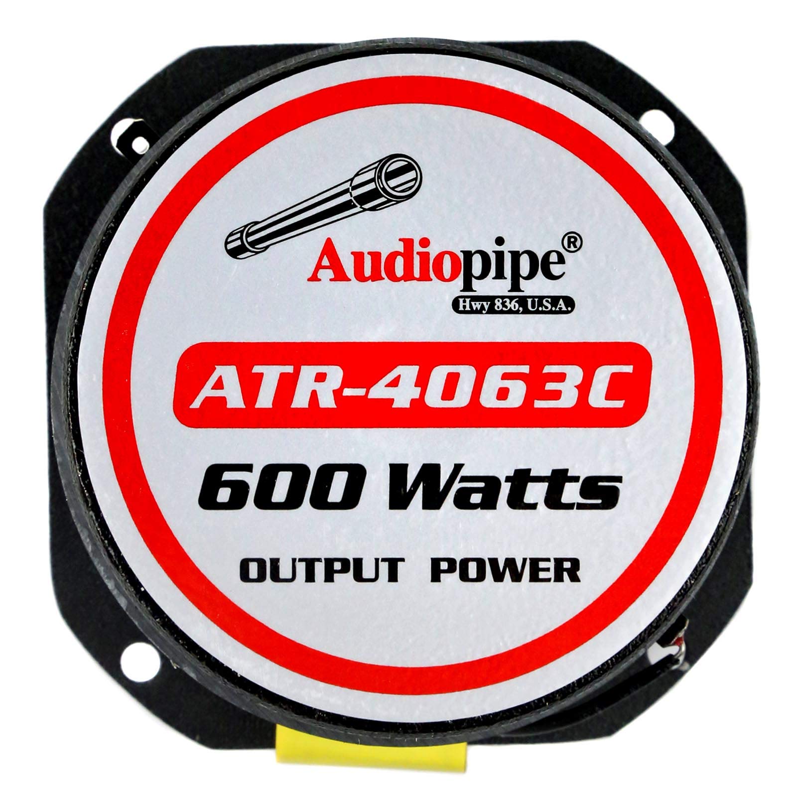 Audiopipe ATR4063C Chrome ATR series 600 watt max 2" tweeter-Each