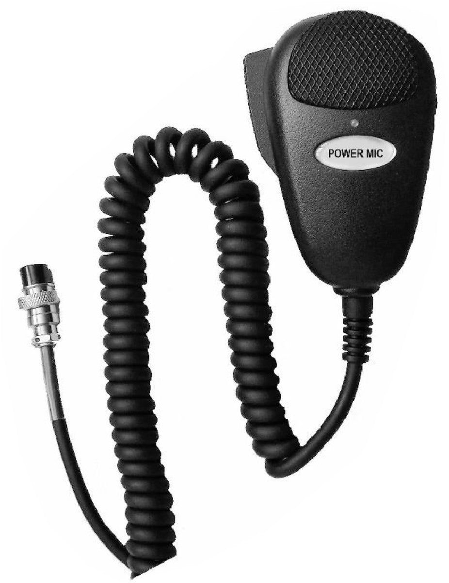 Procomm PSM6PM 6 Pin Power Microphone Works With Uniden Bearcat & President Radios