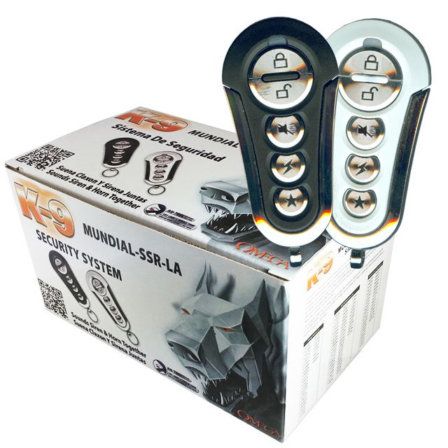Excalibur K9-Mundial-SSR-LA - Full-featured Security and Keyless Entry system with up to 500 feet of range. Standard 1-Way