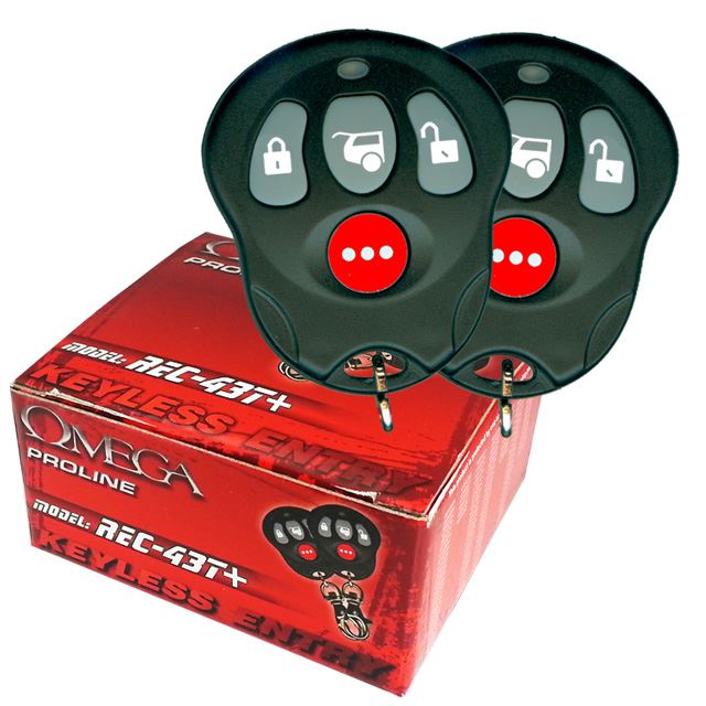 Excalibur REC-43T+ - Keyless Entry System with up 500 feet of range. 1-Way