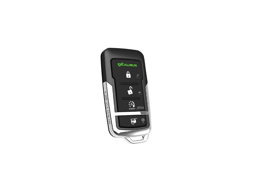 Excalibur 1412-03E Remote Replacement 1-way remote for an RS-375 or RS-475 remote start system — chrome trim