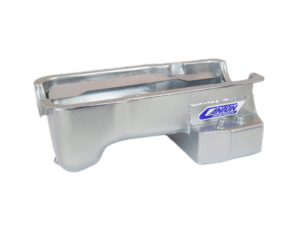 Canton Racing Products 15-690 For Ford 351W Fox Body Mustang Rear T Sump Street Pan