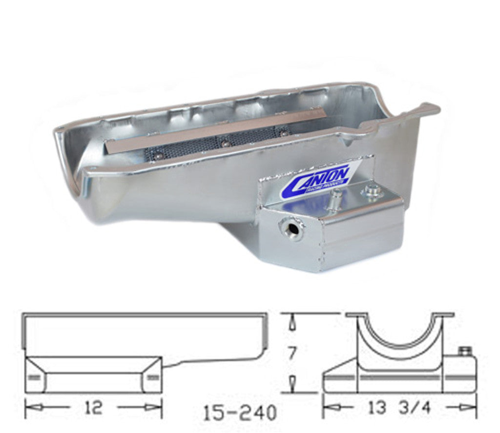 Canton Racing Products 15-240 Small Block Chevy Corvette Pre-1980 Road Race Pan