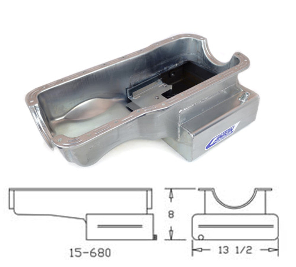 Canton Racing Products 15-680 For Ford 351W Front Sump Road Race Pan