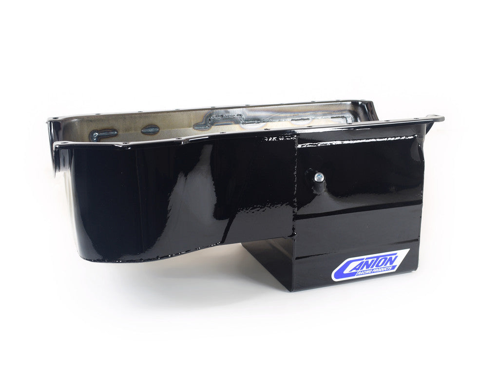 Canton Racing Products 16-724 351C Ford Rear Sump 4X4 Truck Oil Pan Black Powder Coat