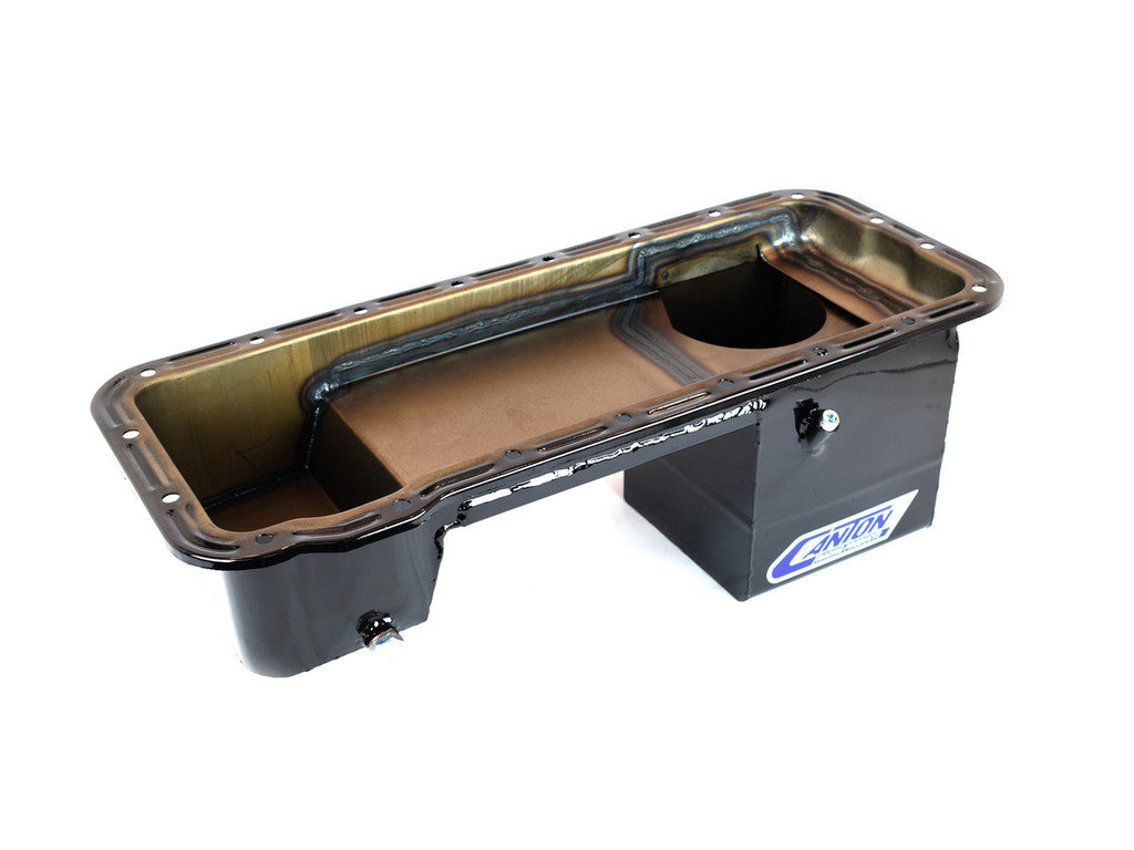 Canton Racing Products 16-870 Ford 332 428 FE Ford Deep Rear Sump Truck Oil Pan Black