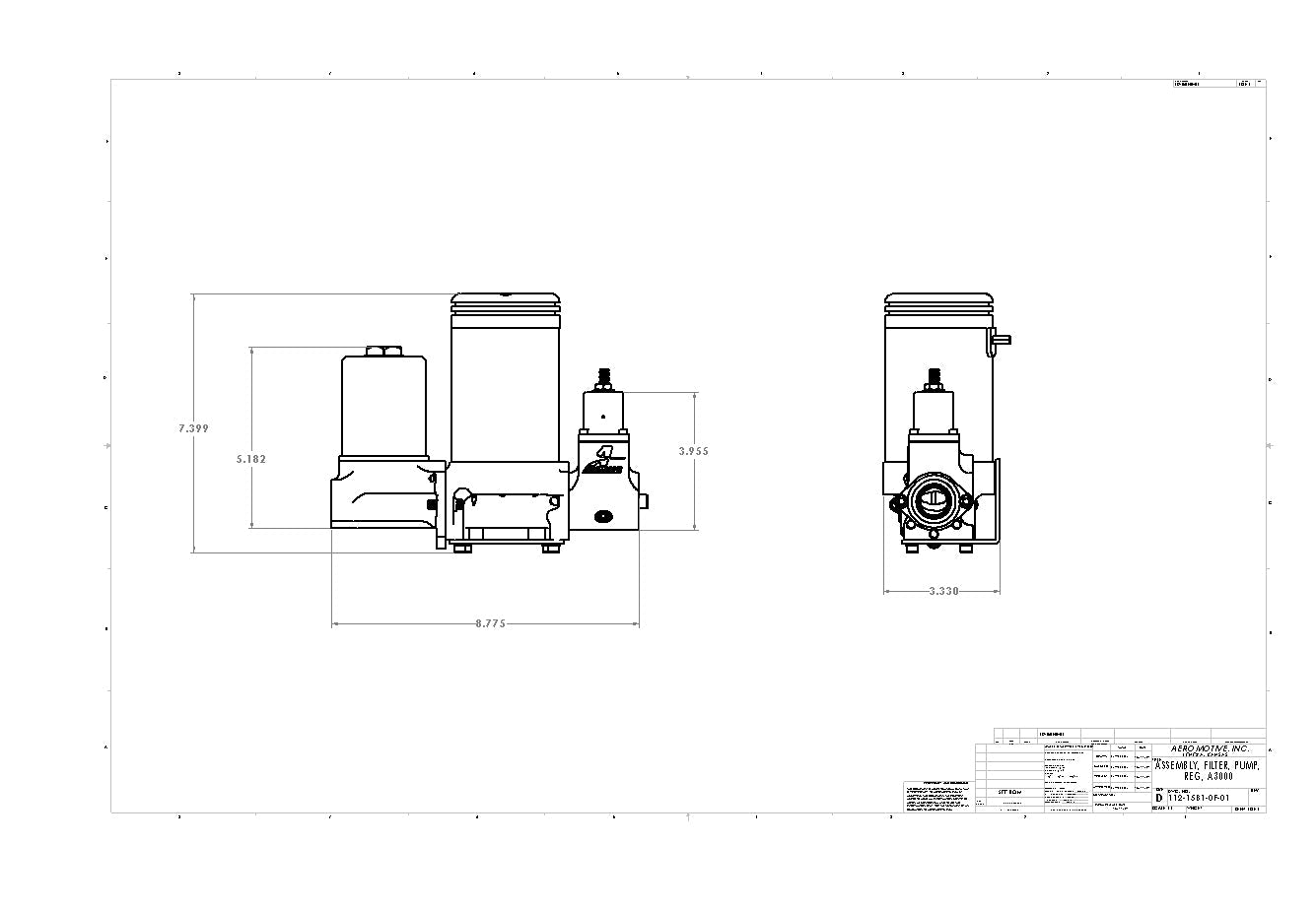 Aeromotive 11215 A3000 Complete Assembly