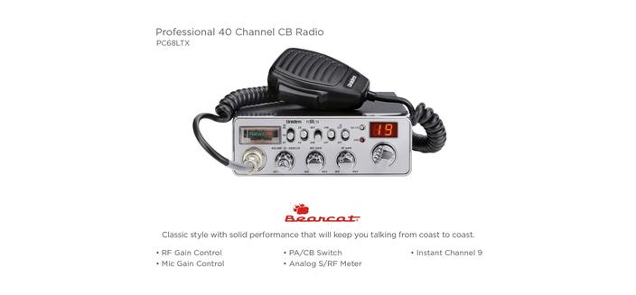 Uniden PC68LTX CB Radio