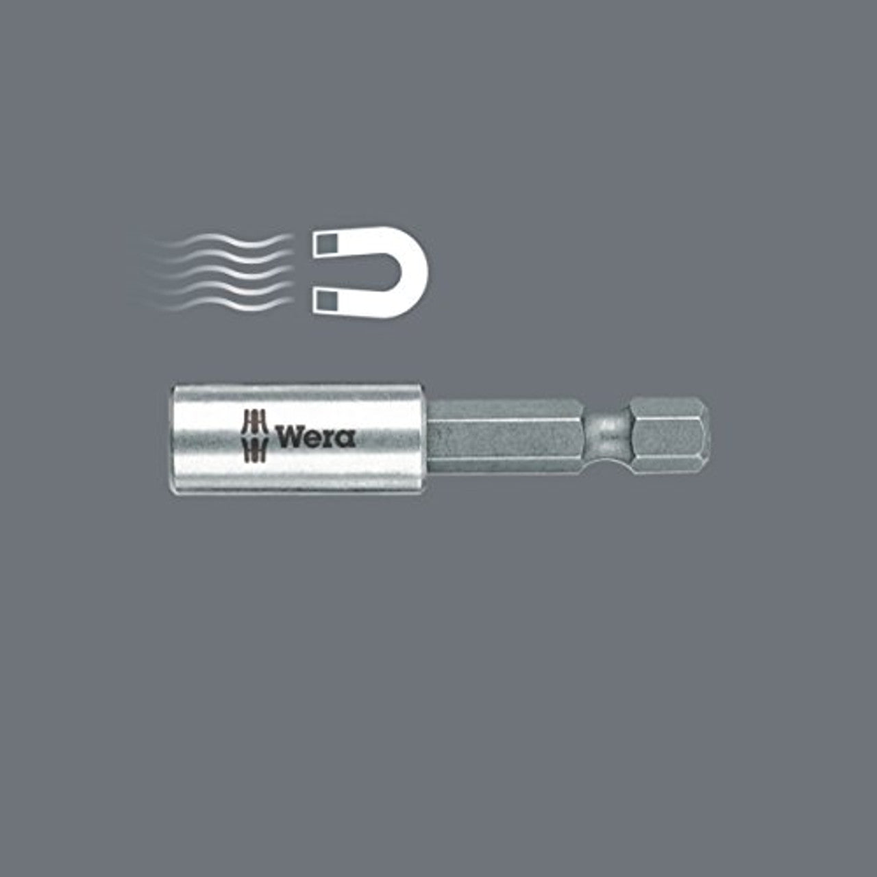 Wera 05073357001 Hexagon 899/4/1 SB Stainless Steel Sleeve, Universal Bit Holder