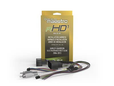 iDatalink Maestro HRN-RR-HD1 Plug And Play T-Harness For Select Harley Davidson Models 2006 To 2013