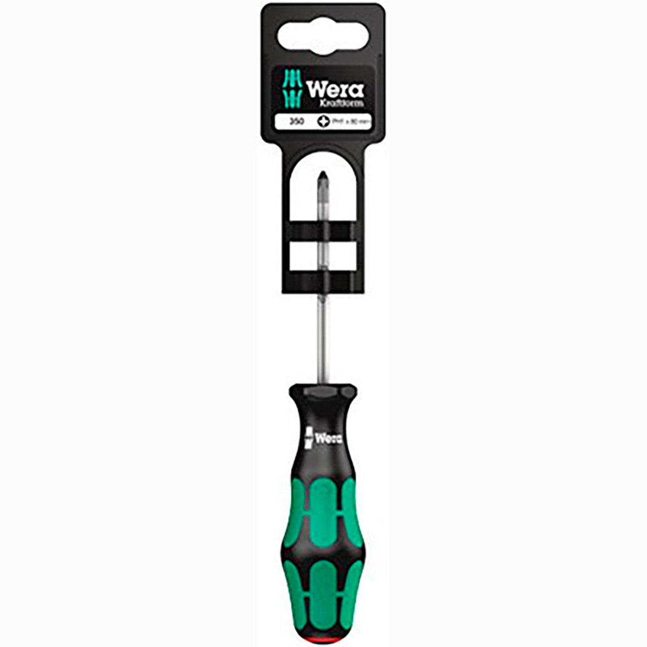 Wera 05100051001 Screwdriver 350 PH SB for Phillips 1x80mm