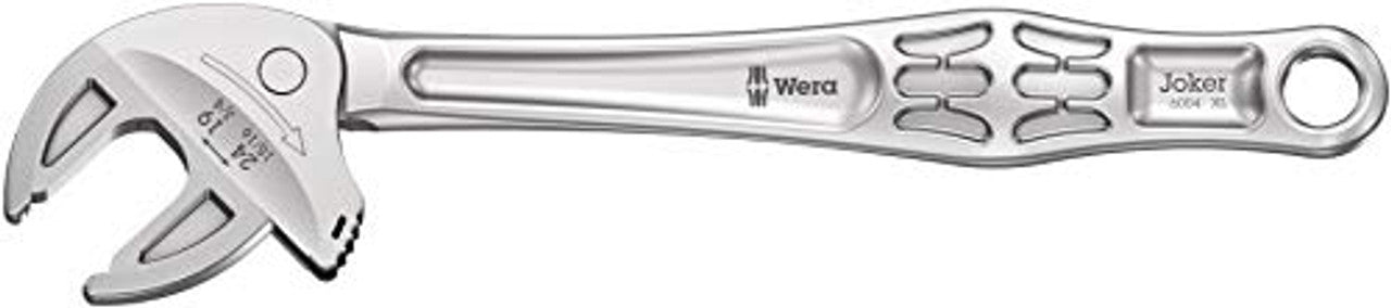 Wera 05020104001 6004 Joker XL self-Setting Spanner, 19-24 x 3/4-15/16" x 256 mm