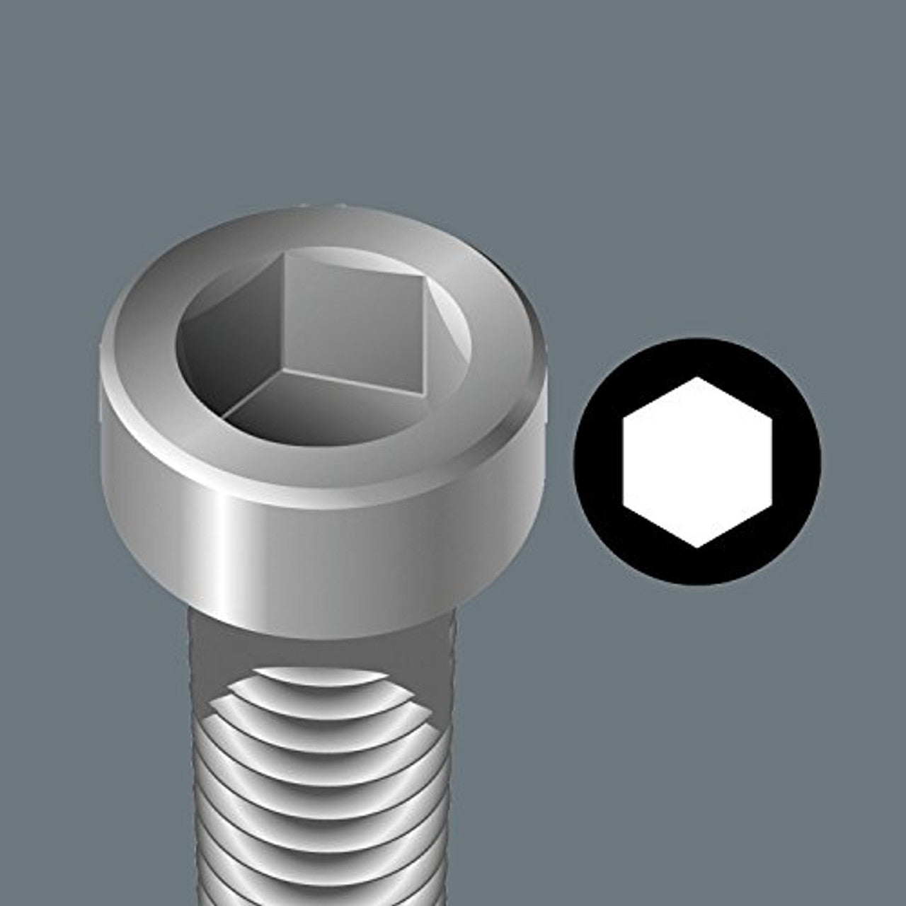 Wera 05073945001 Bits for hex socket screws"Impact 840/4 IMP DC" SB 1 x 5,0x50mm