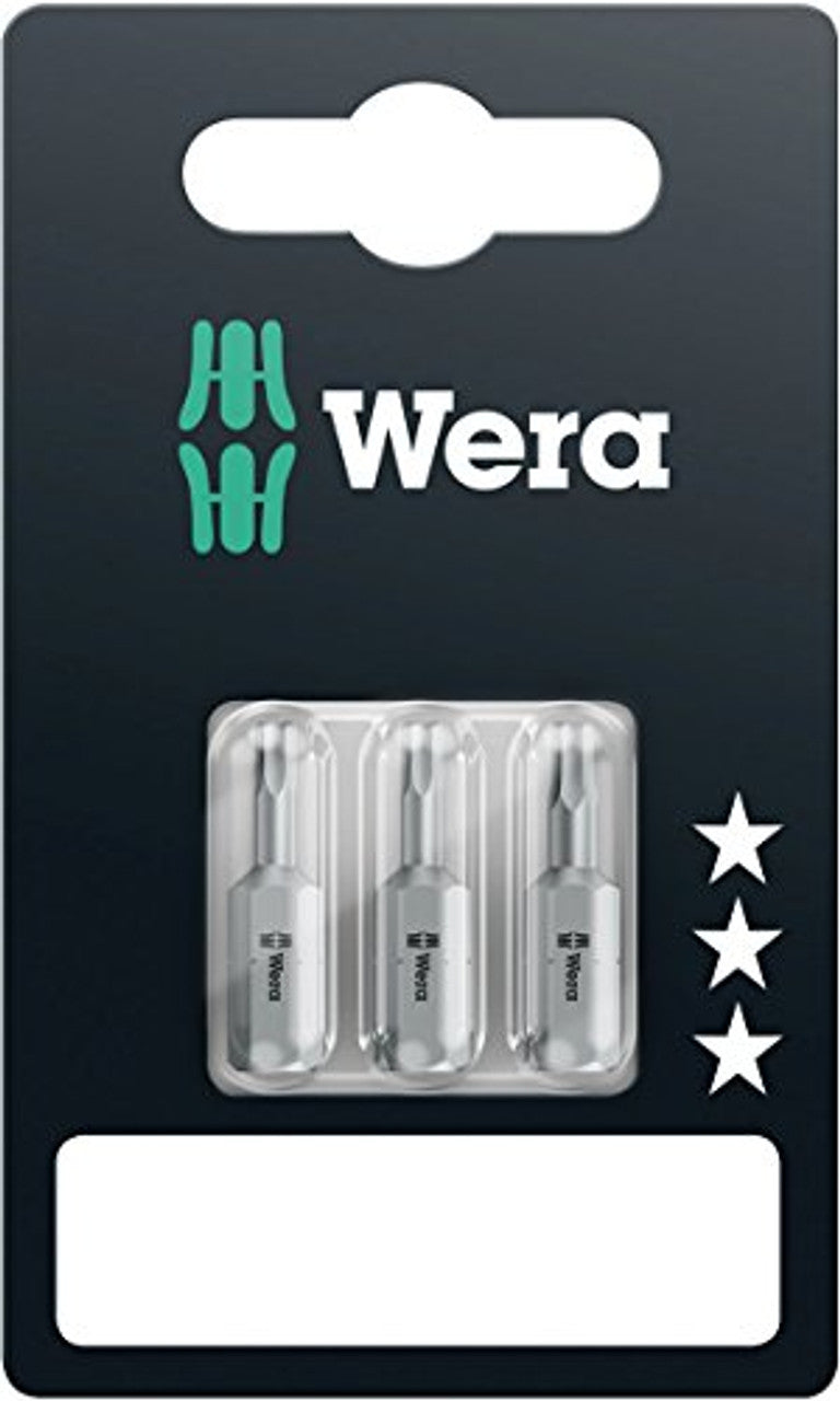 Wera 05073342001 840/1 Z Sets Screwdriver Bits, 3 Pieces