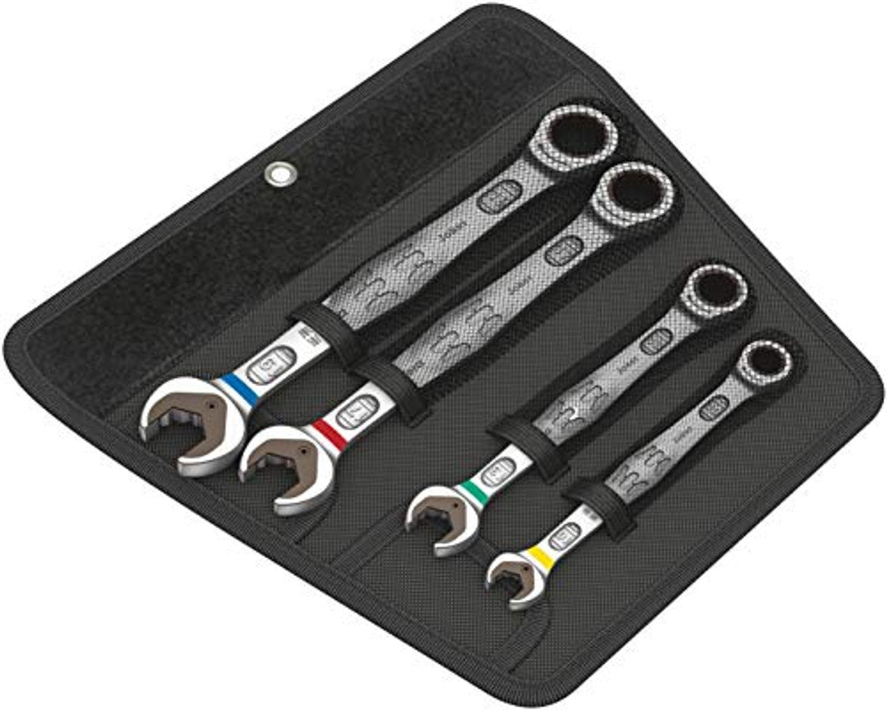 Wera 05073290001 Joker 4pc Metric Ratcheting Combination Wrench Set