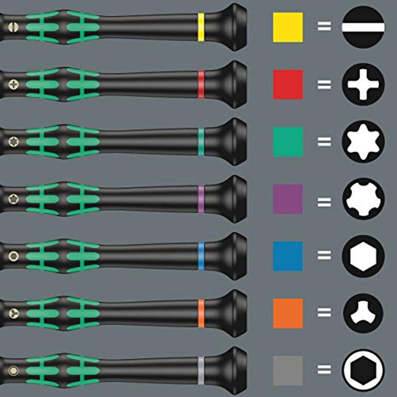 Wera 05118126001 Kraftform Micro 2069 Nutspinner Precision Screwdriver