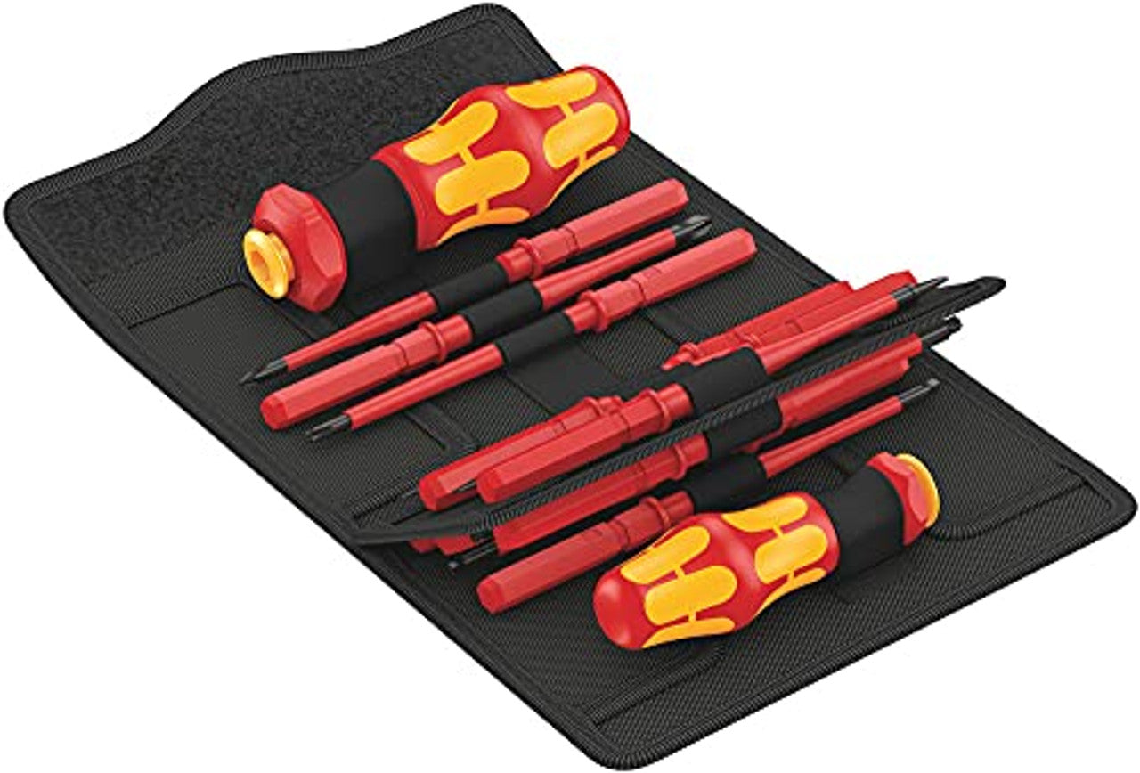 Wera 05057485001 Kraftform Kompakt Turbo i Imperial 1 Screwdriver Bit Set, 16 Pc