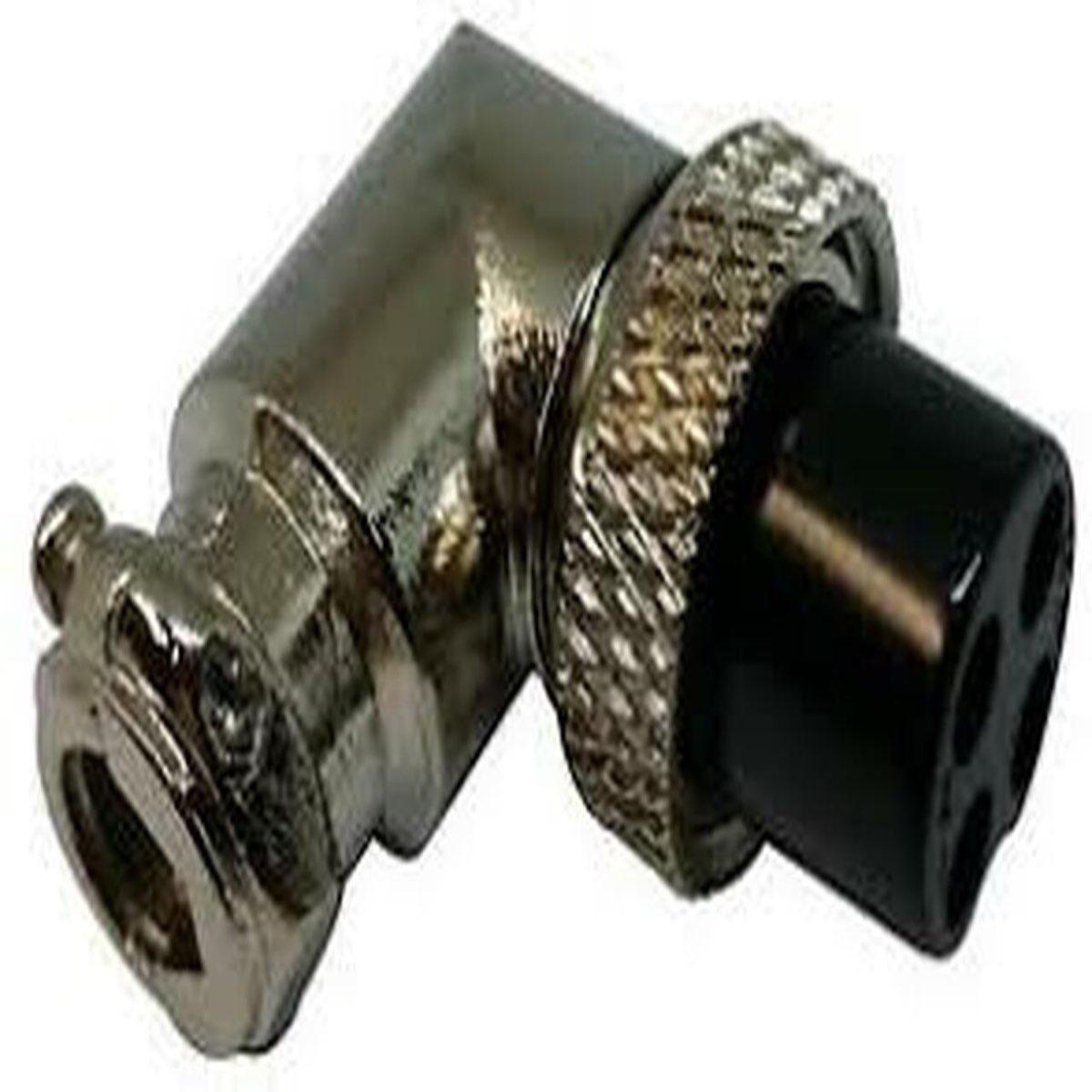 Workman 4MICRIGHTAN 4 Pin Right Angle Replacement Microphone Connectors (4Micrightangle)