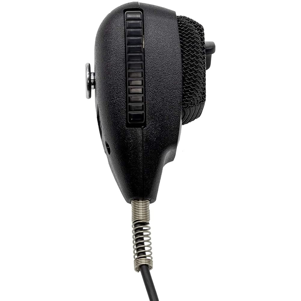 Astatic 636LB1 Dynamic Noise Canceling 4-Pin CB Microphone, Rubberized Black For use with CB Amateur Radio and SSB Communications, Designed for Close Talking Handheld Applications