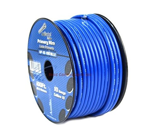 Audiopipe AP10100BL 10 Gauge 100Ft Primary Wire Blue