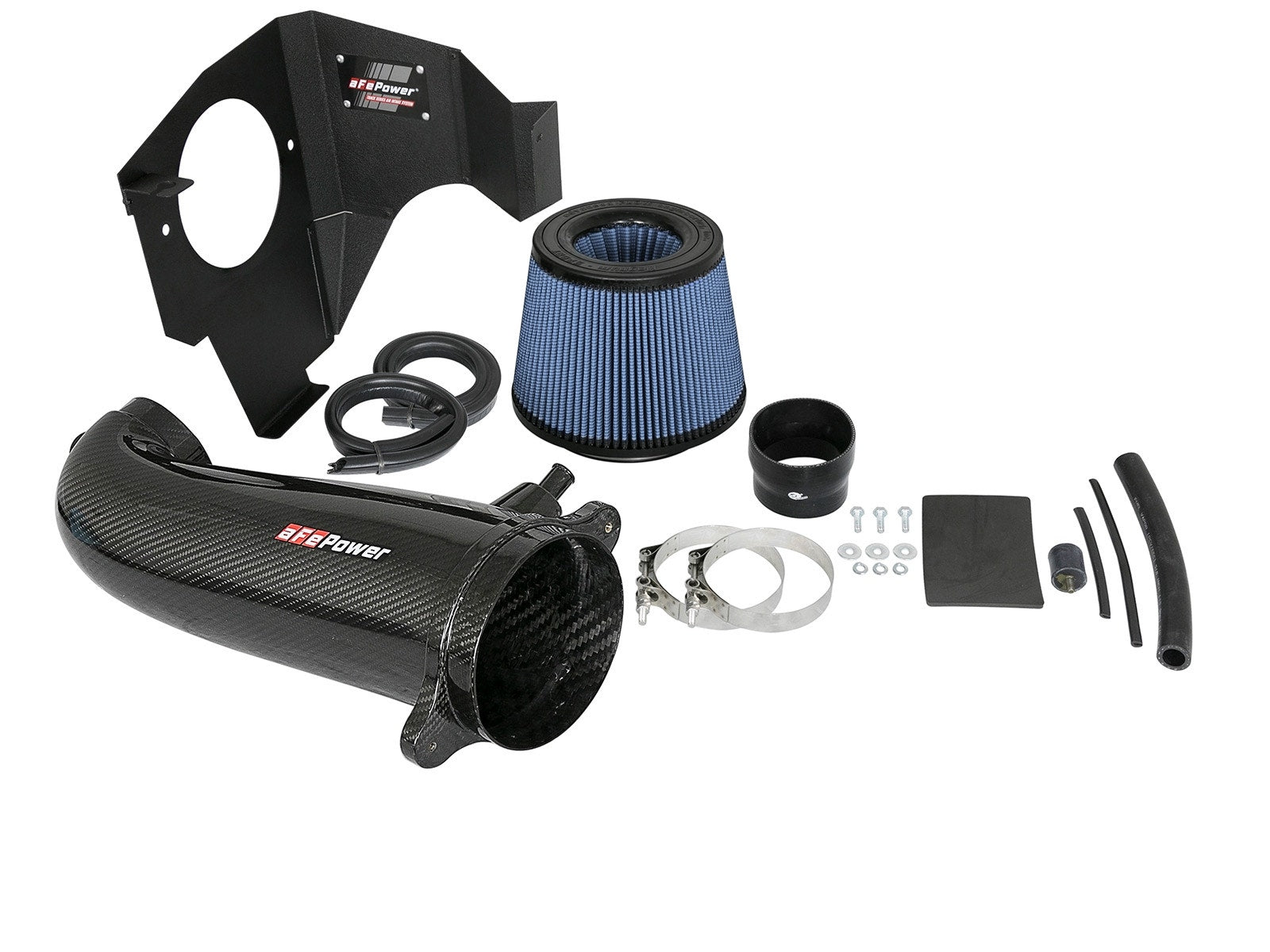 aFe Power 54-12162-C Track Series Carbon Fiber Cold Air Intake System w/Pro 5R Filter Media (Dodge Challenger/Charger/Chrysler 300C 11-23 V8-5.7L HEMI)