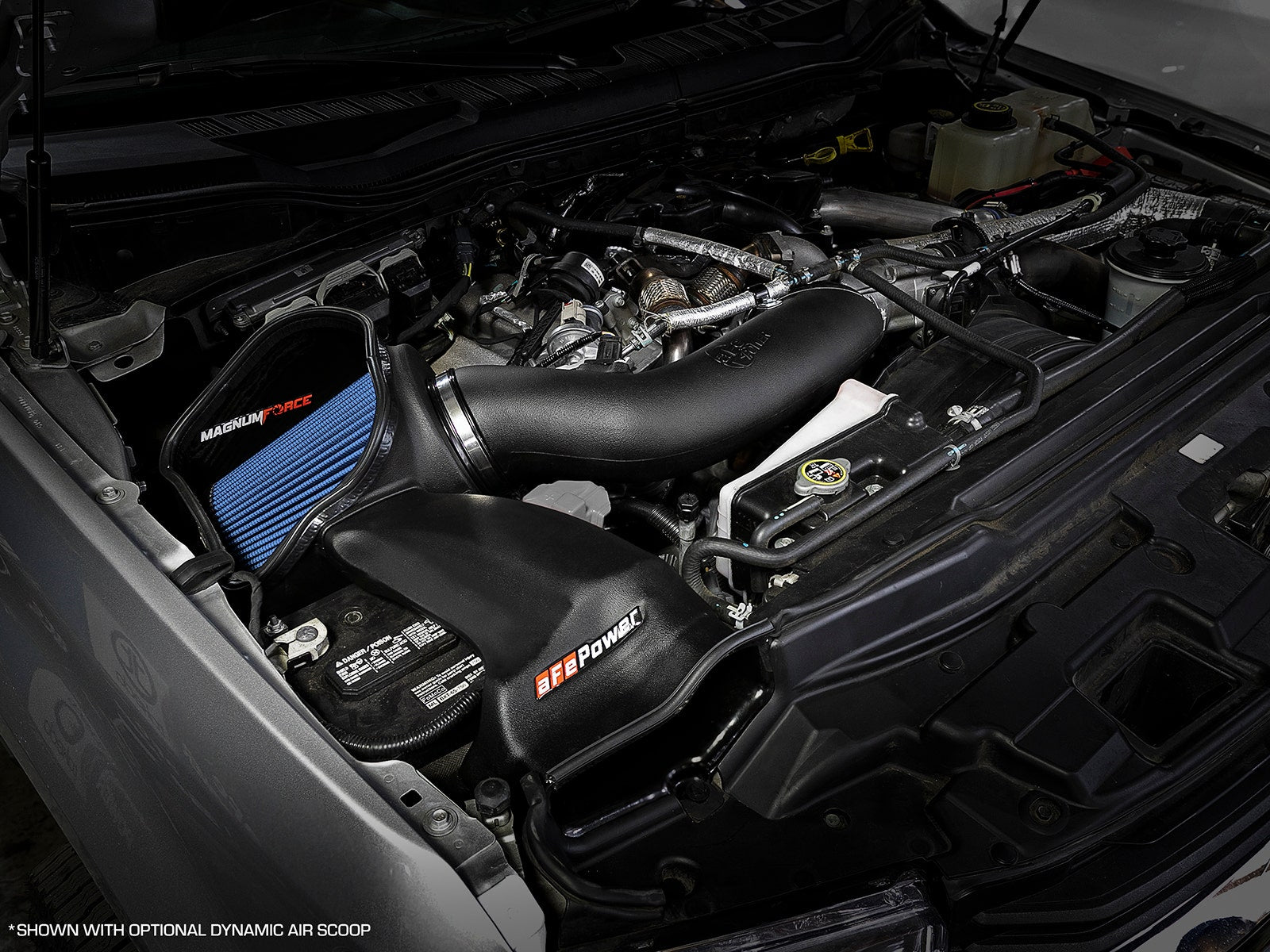 aFe Power 54-13017R Magnum FORCE Stage-2 Cold Air Intake System w/Pro 5R Filter (Ford Diesel Trucks 17-19 V8-6.7L (td))