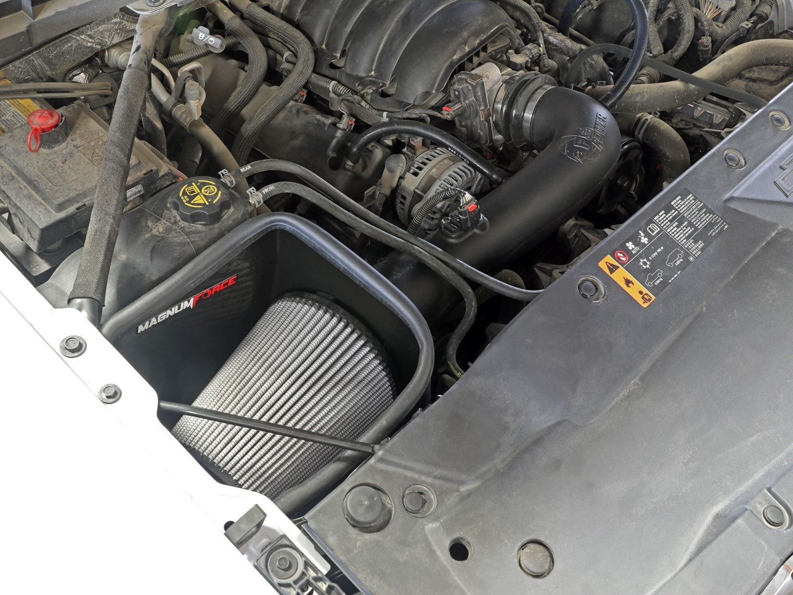 aFe Power 54-13060D Magnum FORCE Stage-2 Cold Air Intake System w/ Pro DRY S Filter (GM Trucks 1500 14-19 V8-5.3L/6.2L)