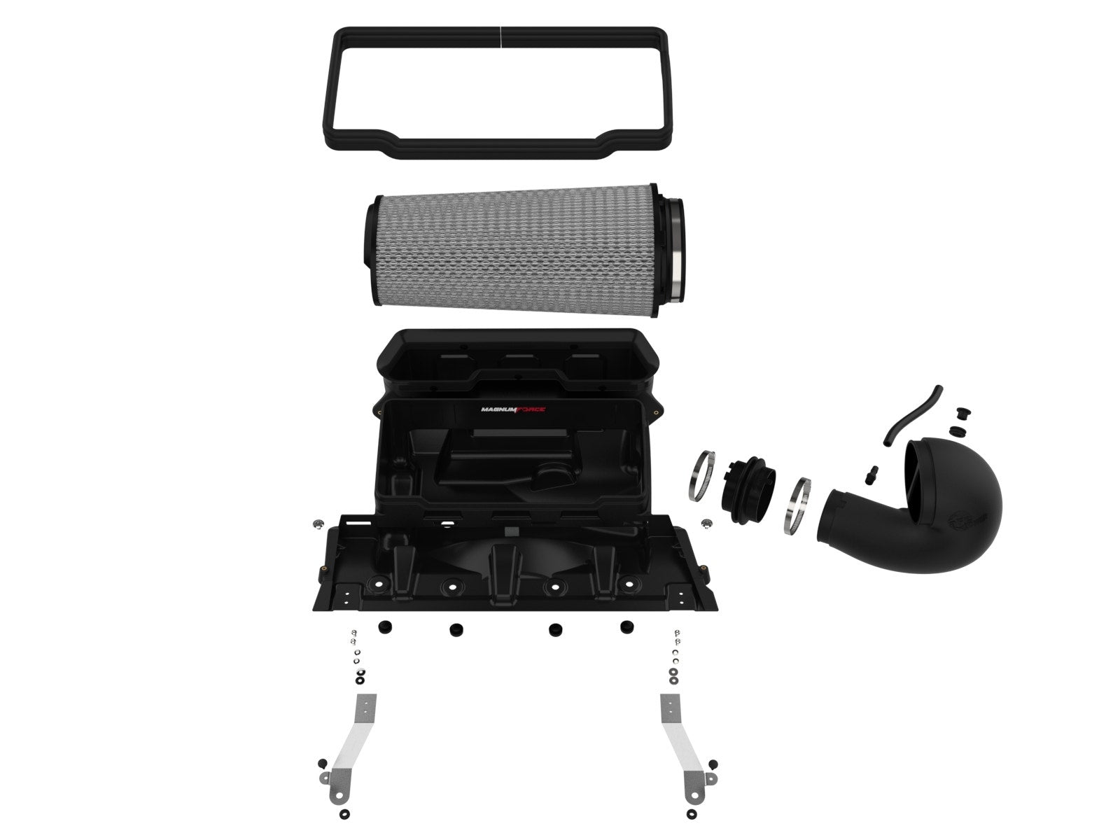 aFe Power 54-13072D Magnum FORCE Stage-2 Cold Air Intake System w/ Pro DRY S Filter (RAM 1500 TRX 21-24 V8-6.2L (sc))