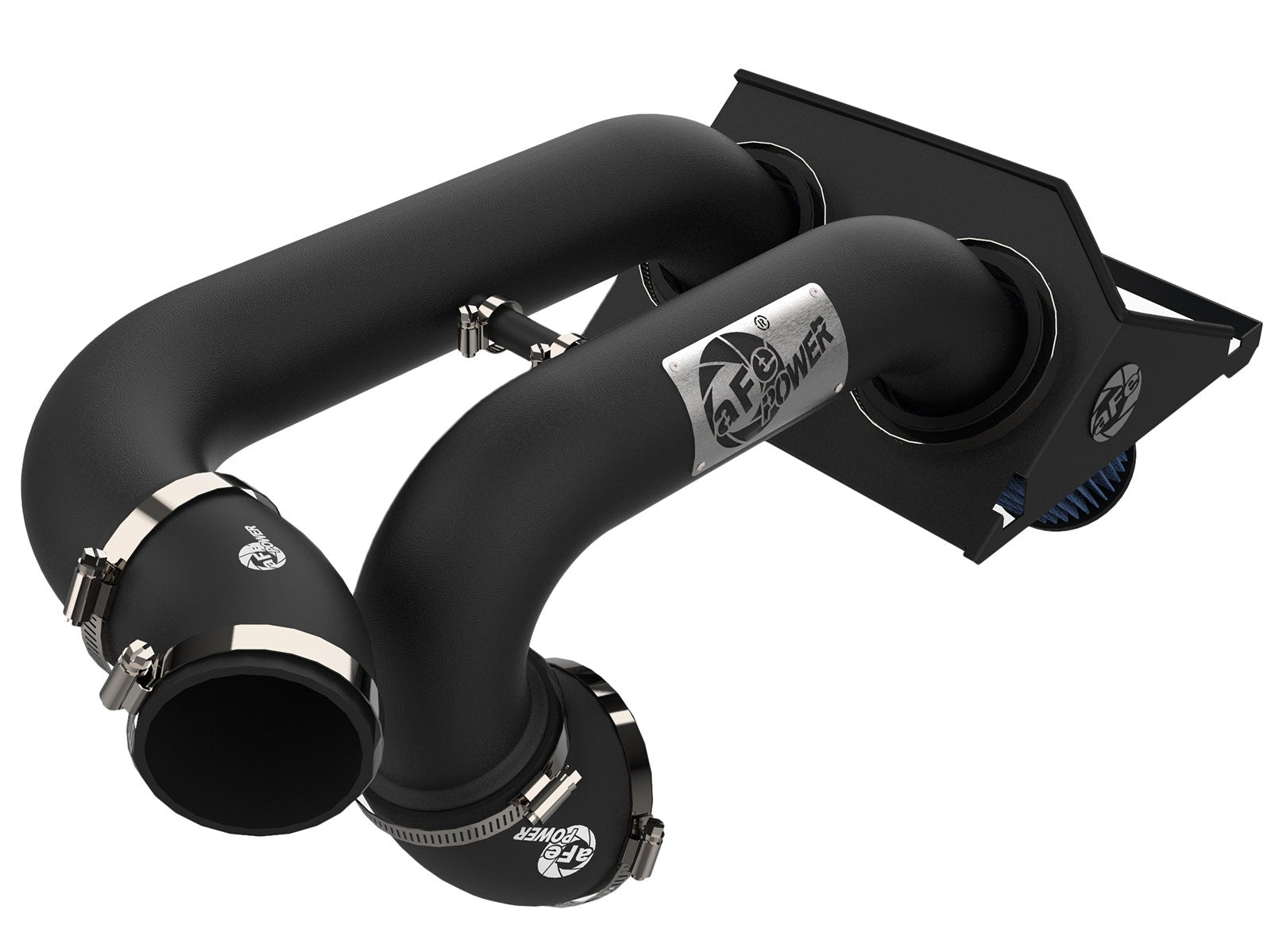 aFe Power 54-22972-B Magnum FORCE Stage-2 ST Dual 3 IN Cold Air Intake System w/Pro 5R Filter Media (Ford F-150/Raptor 17-20 V6-3.5L (tt)/Expedition 18-21 V6-3.5L (tt))