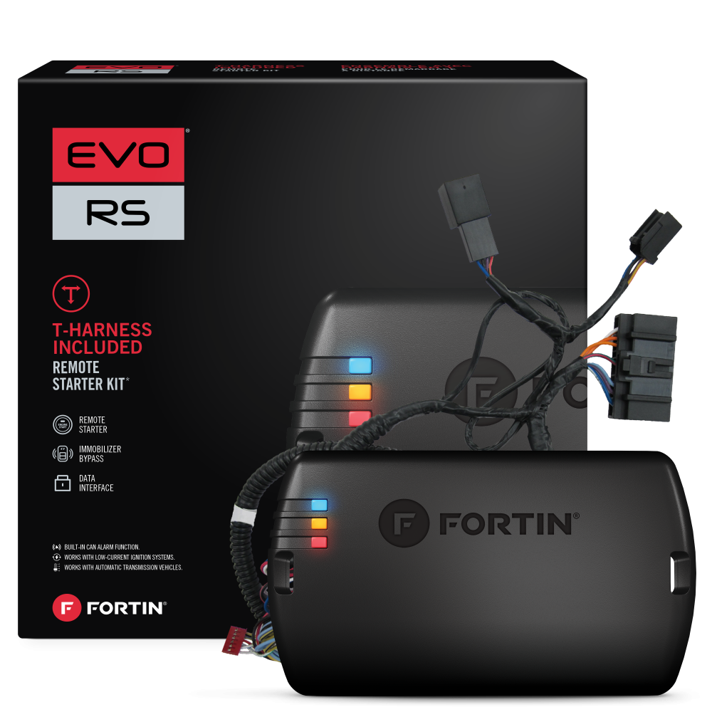 Fortin EVO-FORT1 Module & T-Harness combo for 2008+ Ford, Lincoln and Mercury Standard Key vehicles.