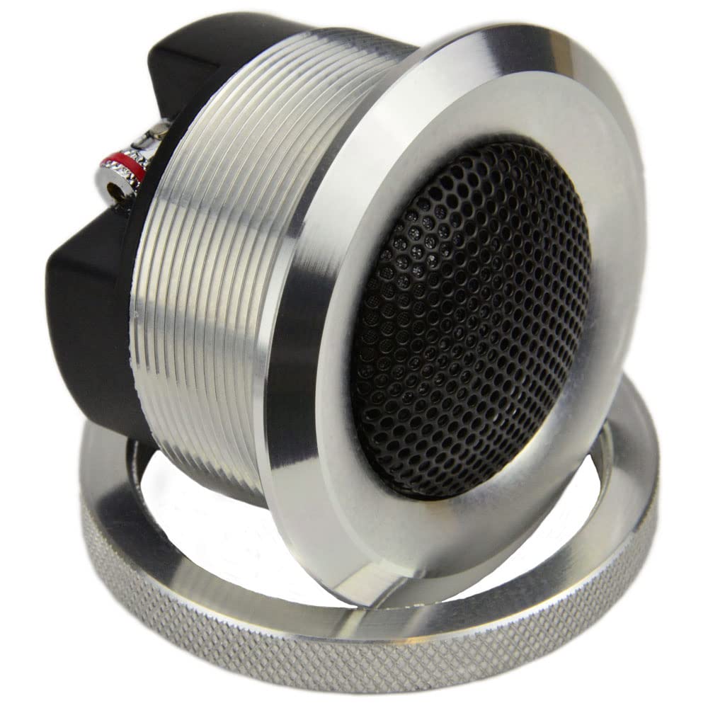 Audiopipe ATX100 1" Aluminum Titanium Tweeter (sold in pairs)100W 4Ohm