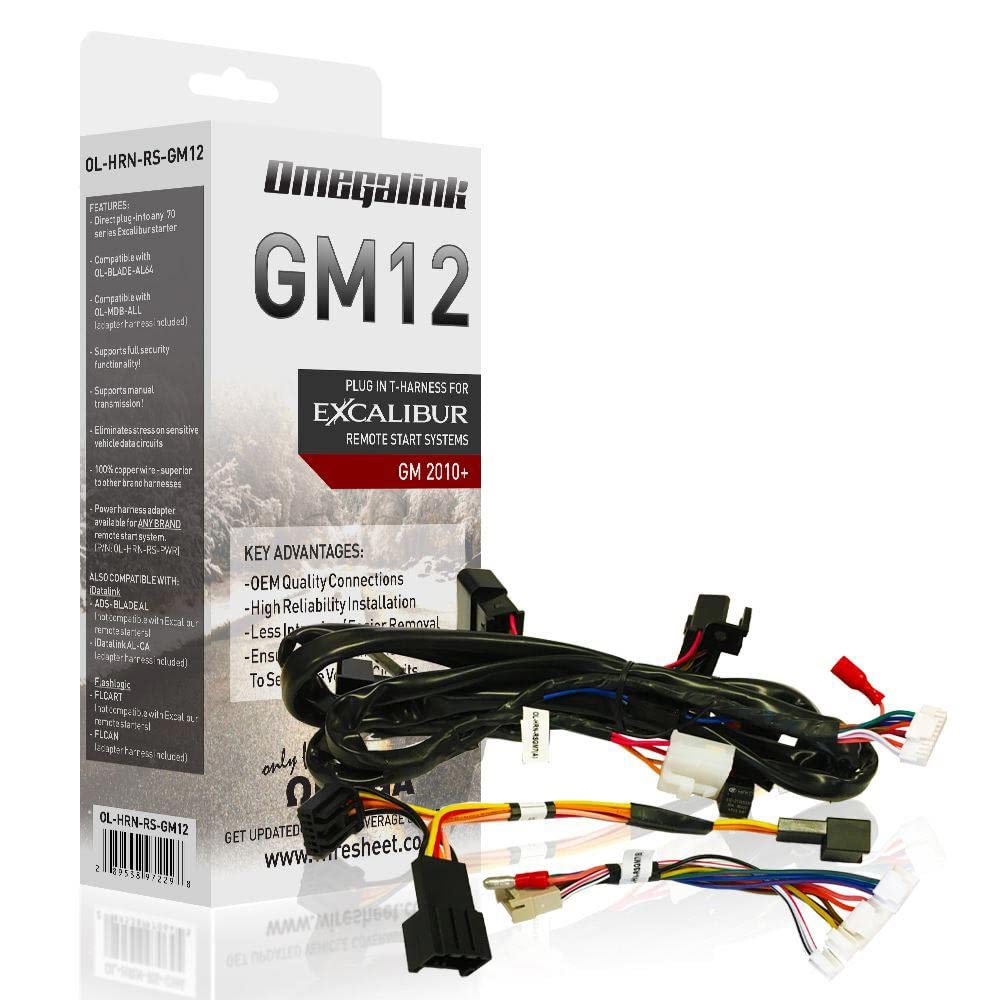 Omegalink OL-HRN-RS-GM12 T-Harness for a Remote Start System in Select 2010-up GM Vehicles