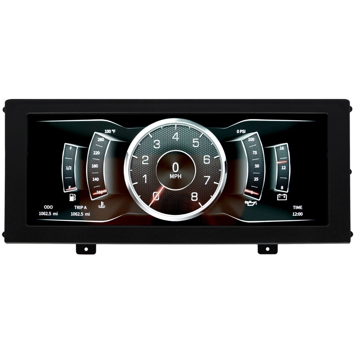 Autometer 7000 INVISION LCD DASH, UNIVERSAL, PANEL MOUNT