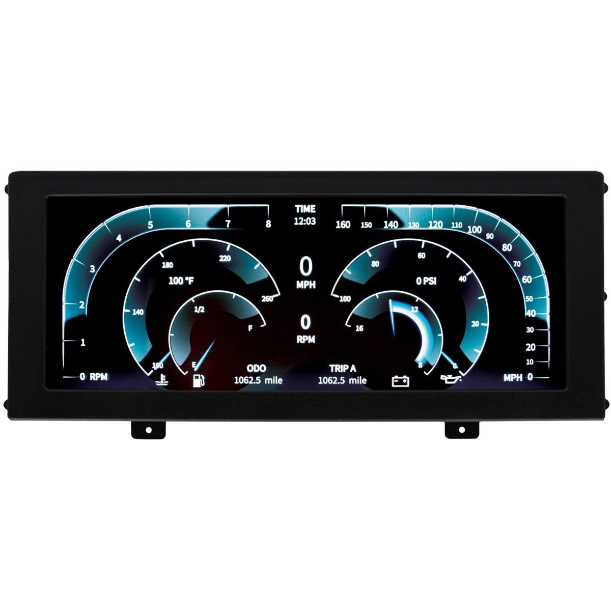 Autometer 7000 INVISION LCD DASH, UNIVERSAL, PANEL MOUNT