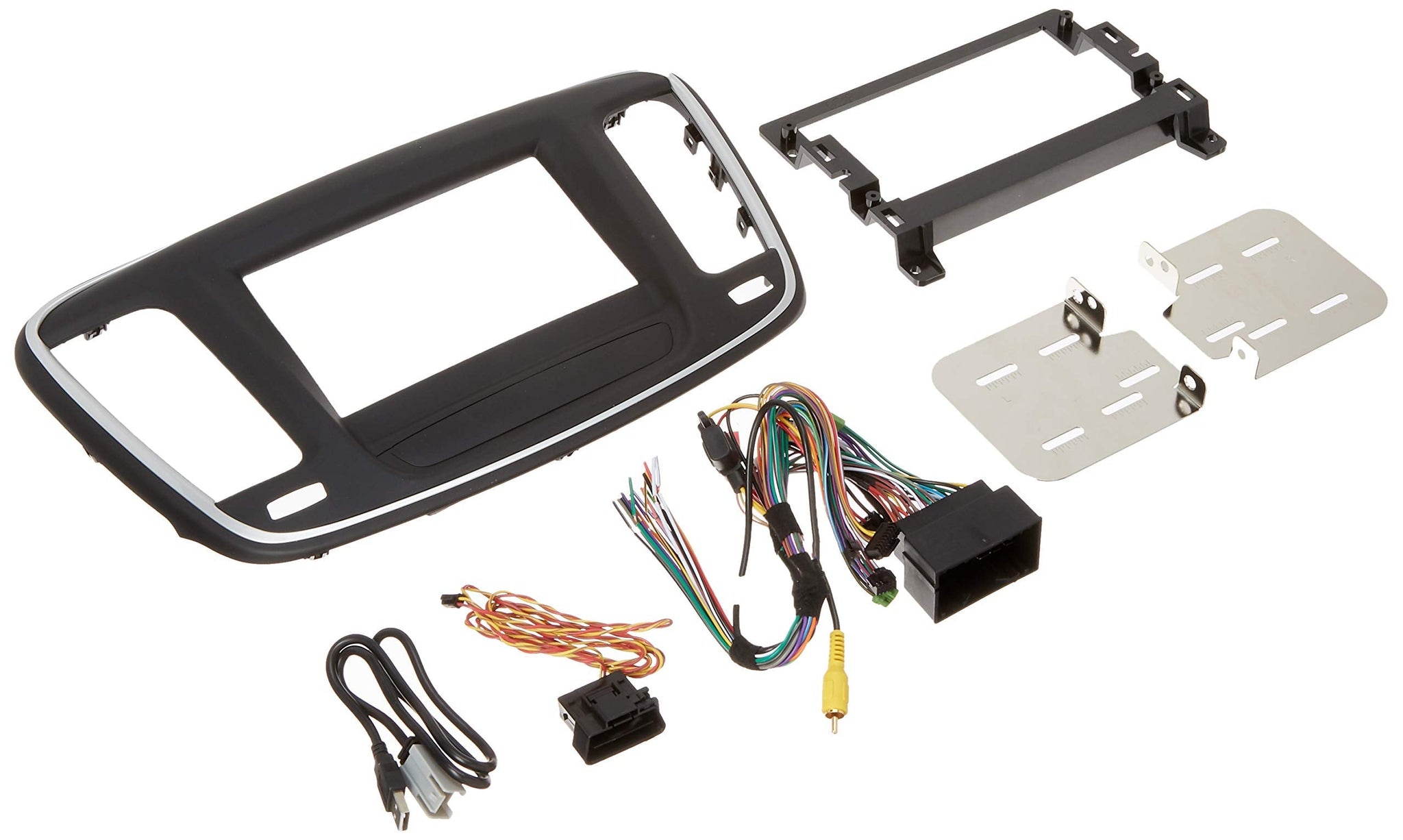 iDatalink KIT-C200 Dash and Wiring Kit Install an iDatalink-ready stereo in 2015-17 Chrysler 200s — MRR or MRR2 module also required (Black/Silver)