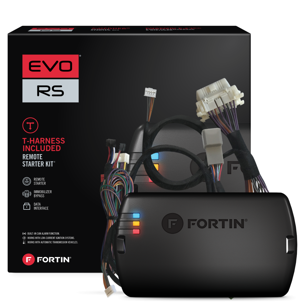 Fortin EVO-CHRT7 Module & T-Harness for 2013+ Chrysler, Dodge and Jeep Tip-Start & Push-To-Start vehicles.