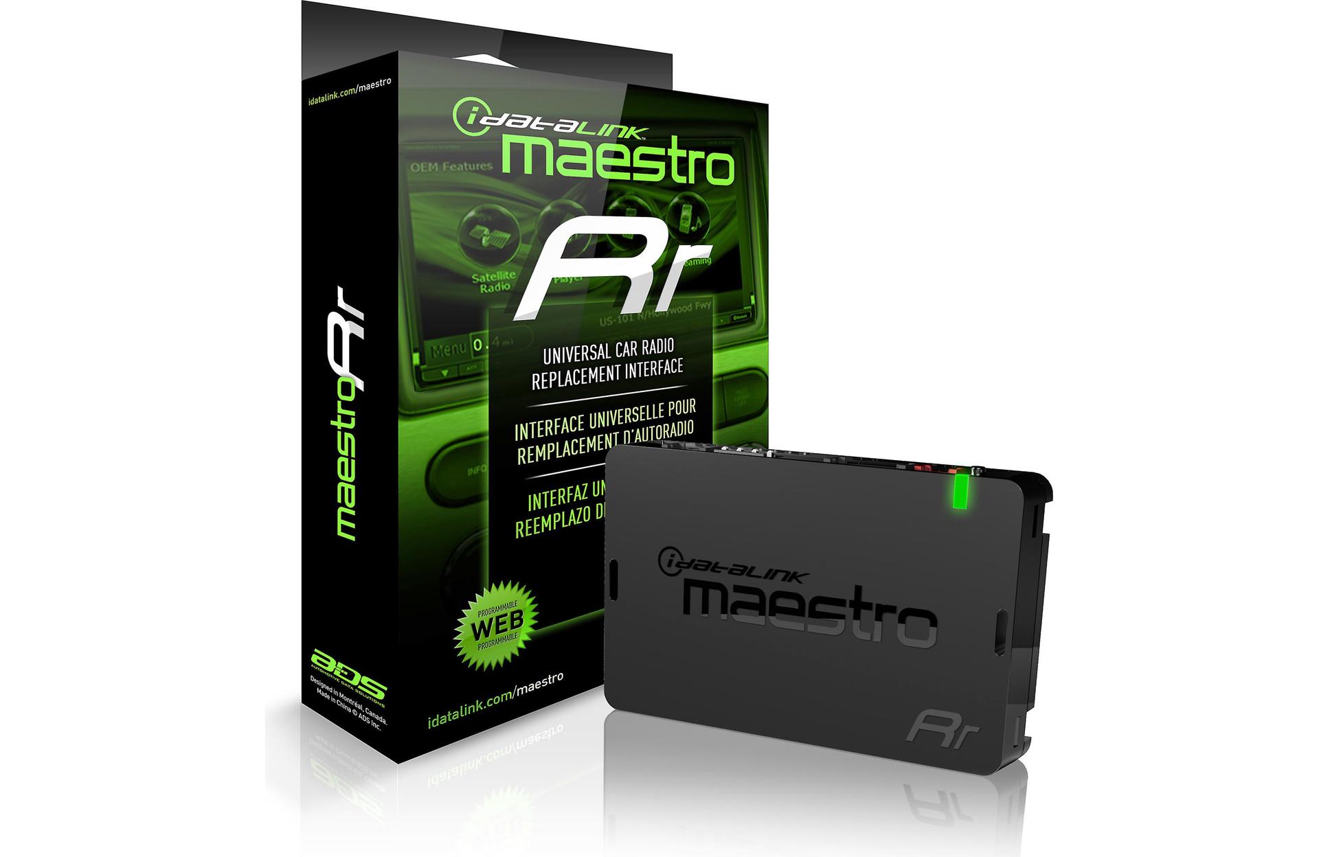 iDatalink Maestro RR Interface Module Connect a new stereo and retain the steering wheel audio controls and factory amps in select vehicles