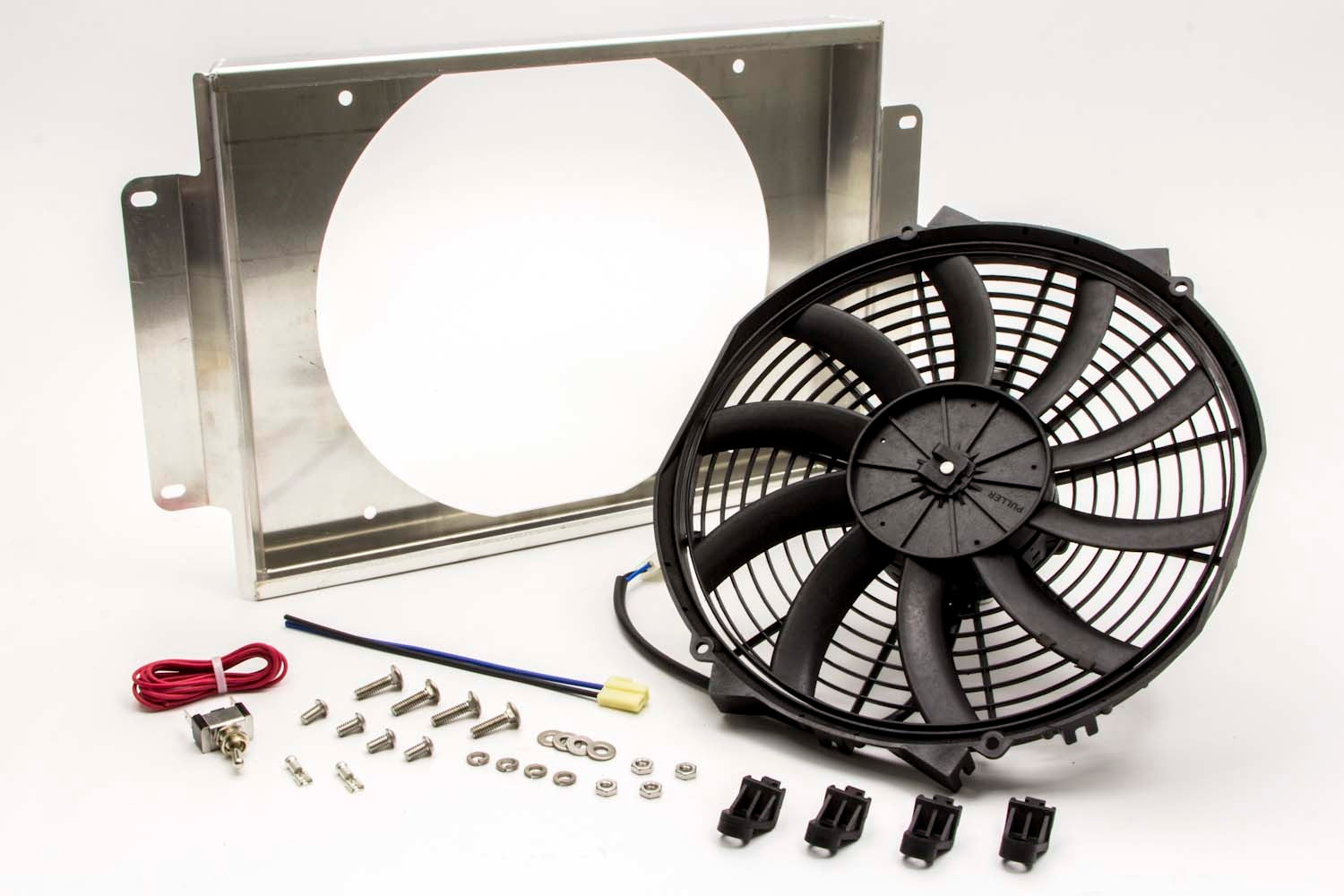 AFCO Racing 80104NFAN Aluminum Satin Fan Shroud Scirocco