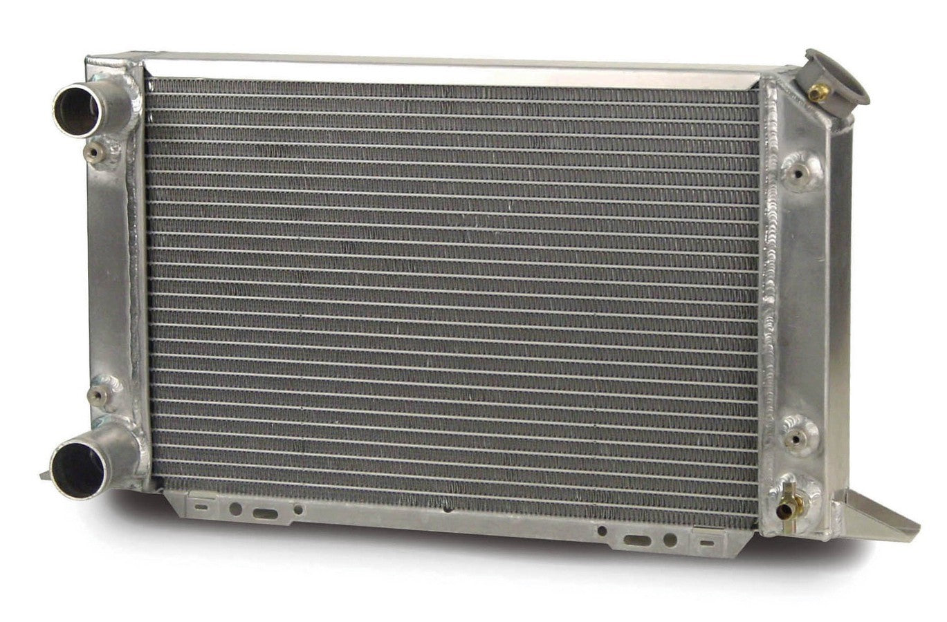 AFCO Racing 80105N Aluminum  Radiator Scirocco Left Hand  Double Pass  1-1/2 Inlet  1-3/4 Outlet