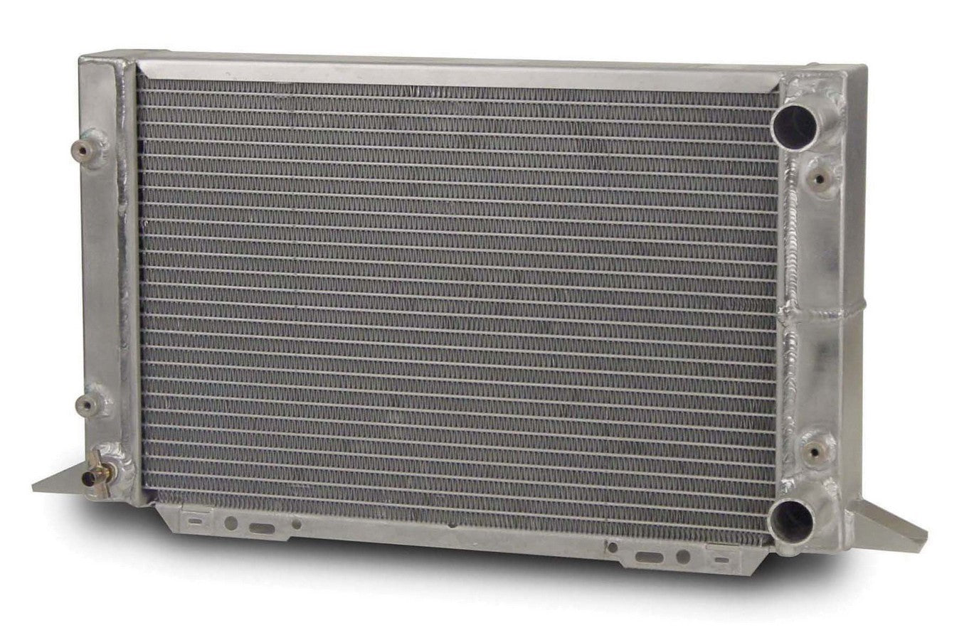 AFCO Racing 80107N Aluminum  Radiator Scirocco Right Hand No Filler Neck  Double Pass  1-1/4 Inlet  1-1/4 Outlet