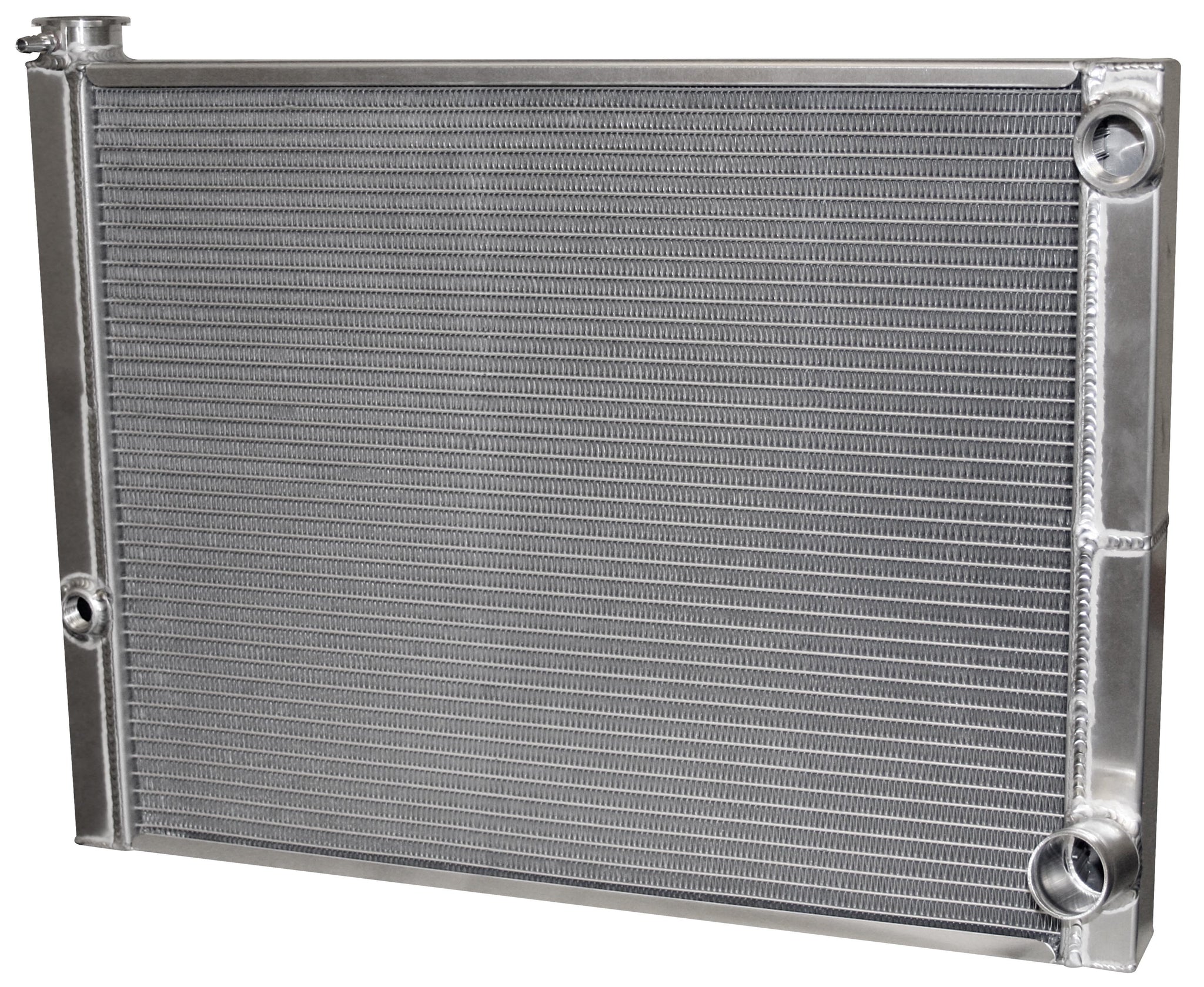 AFCO Racing 80184NDP-16 Aluminum Double Pass Radiator 26 X 19 X 1.50 Core, 16 AN Male Inlet