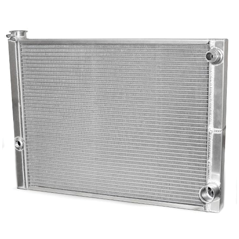 AFCO Racing 80185NDP-U Double Pass Radiator Chevy 27.5 X 19 X 1.50 Core, Universal 20 AN Female Inlet with 1/2 bung