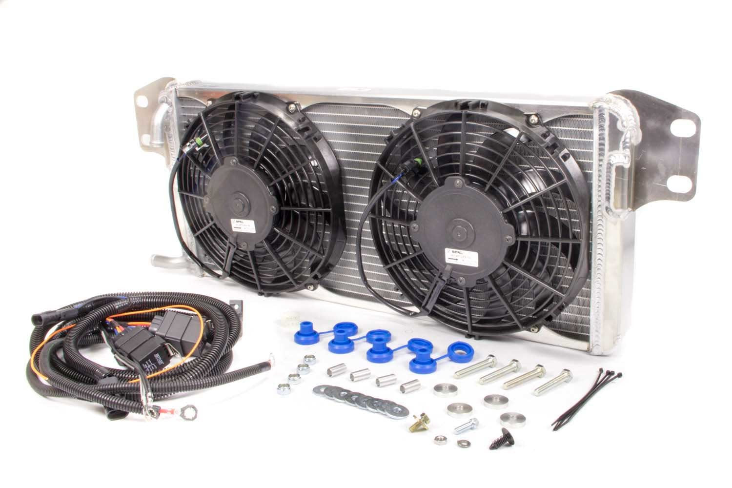 AFCO Racing 80283PRO Heat Exchanger Pro  With Fans  10-15 SS , 12-15 ZL1 Camaro   Satin