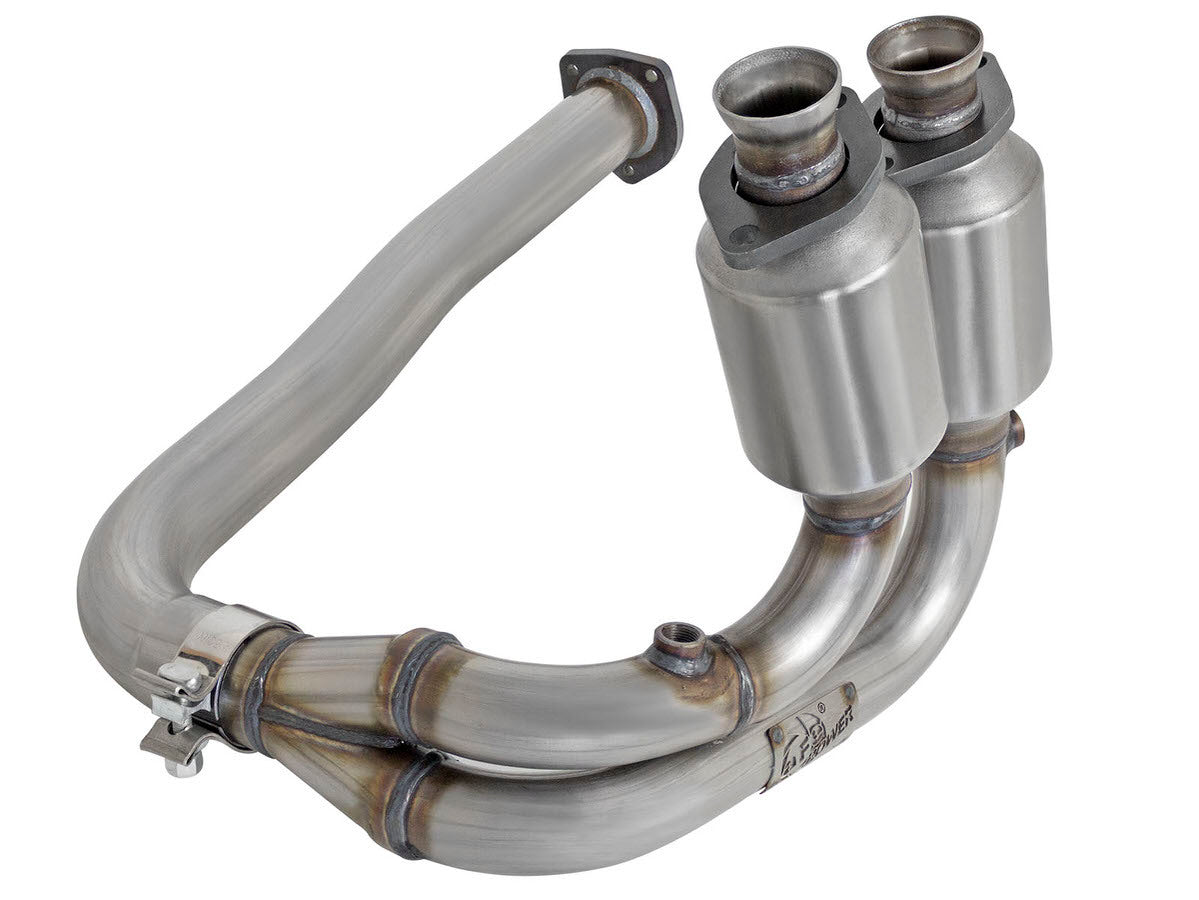 aFe Power 47-48001 aFe POWER Direct Fit Catalytic Converter Replacement Front (Jeep Wrangler (TJ) 00-03 L6-4.0L)