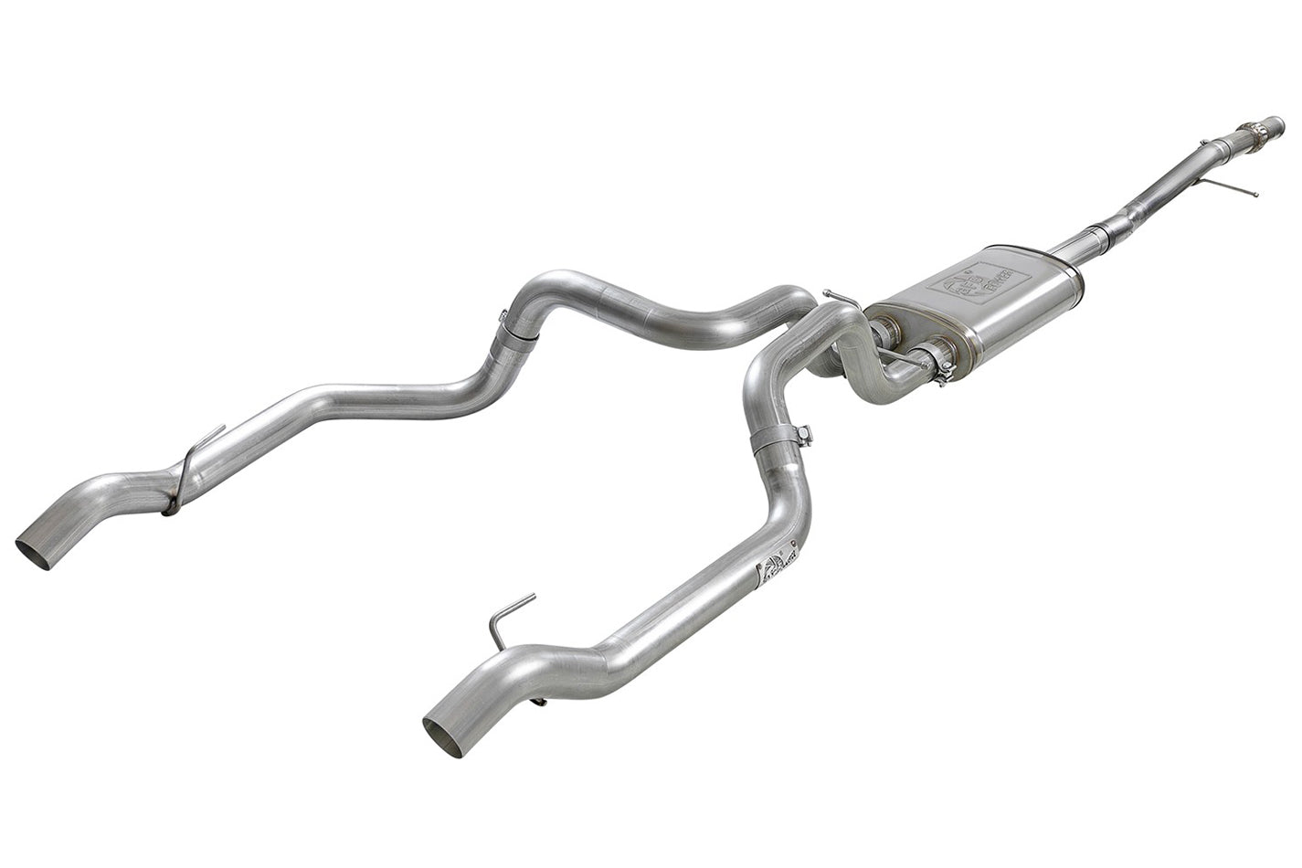 aFe Power 49-34103 Vulcan Series 3 IN to Dual 3 IN 304 Stainless Steel Cat-Back Exhaust System (GM Silverado/Sierra 1500 19-24 V8-5.3L)