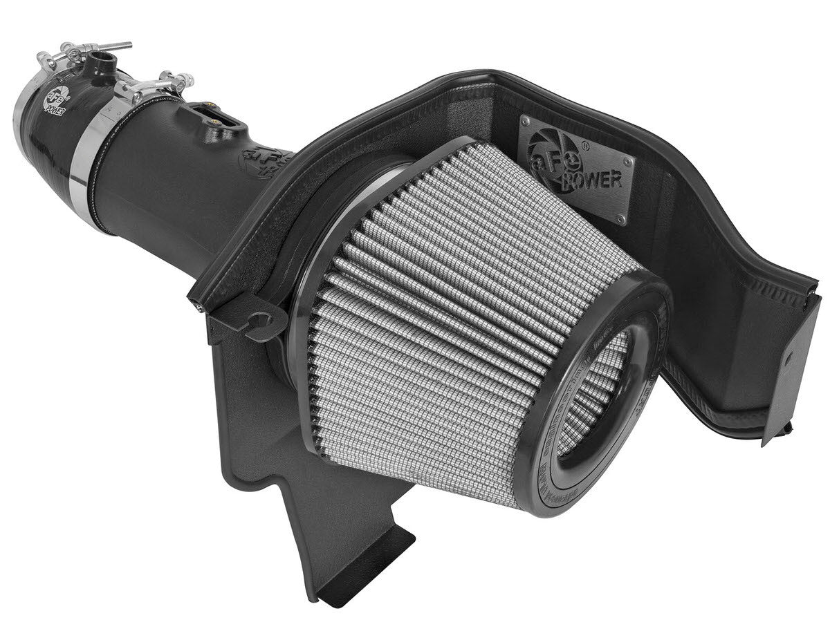 aFe Power 51-12802 Magnum FORCE Stage-2 Cold Air Intake System w/Pro DRY S Filter (Dodge Challenger/Charger SRT Hellcat 15-16 V8-6.2L (sc))