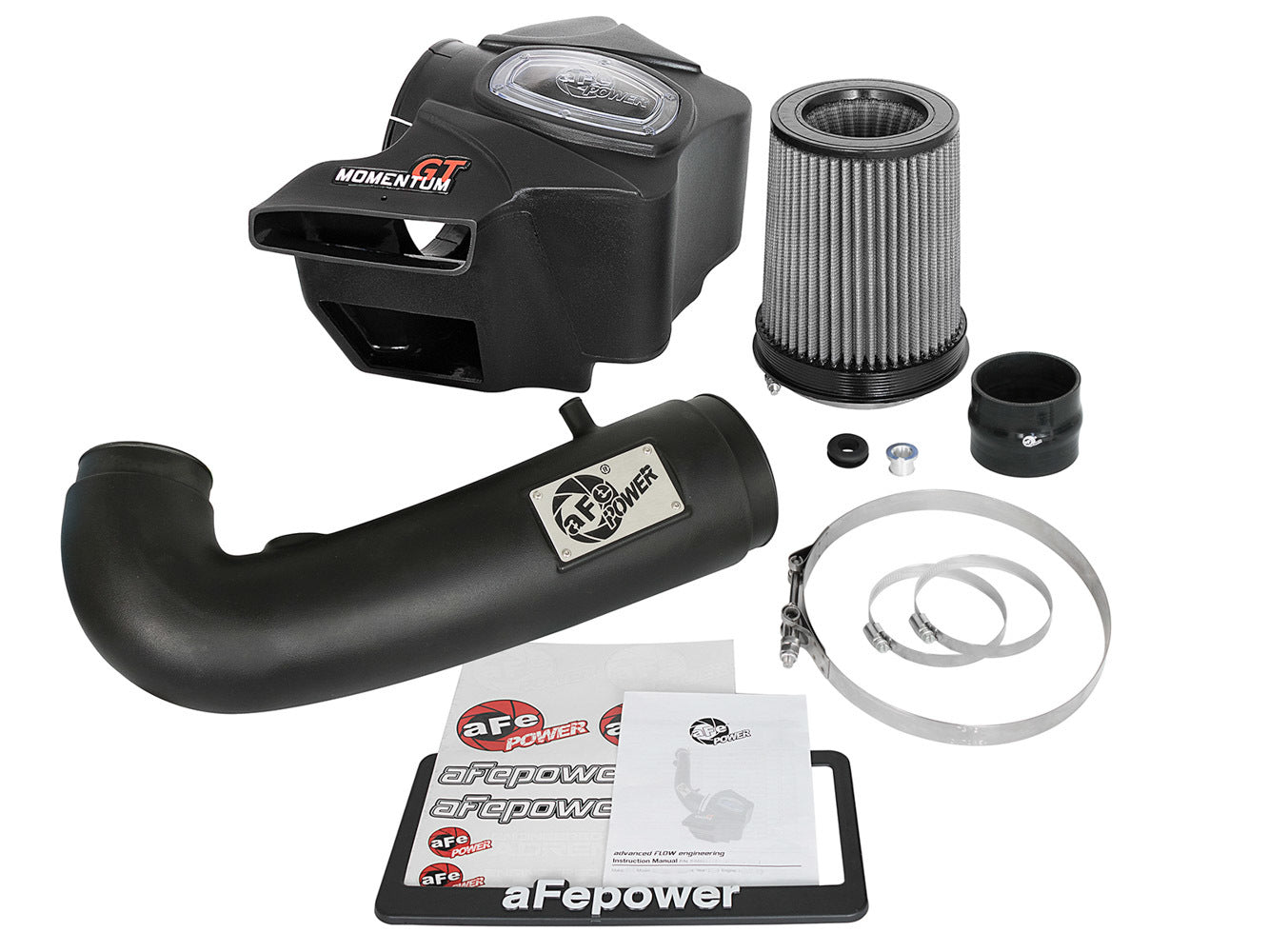 aFe Power 51-76205-1 Momentum GT Cold Air Intake System w/Pro DRY S Filter Media (Jeep Grand Cherokee (WK2) 11-21 V8-5.7L HEMI)