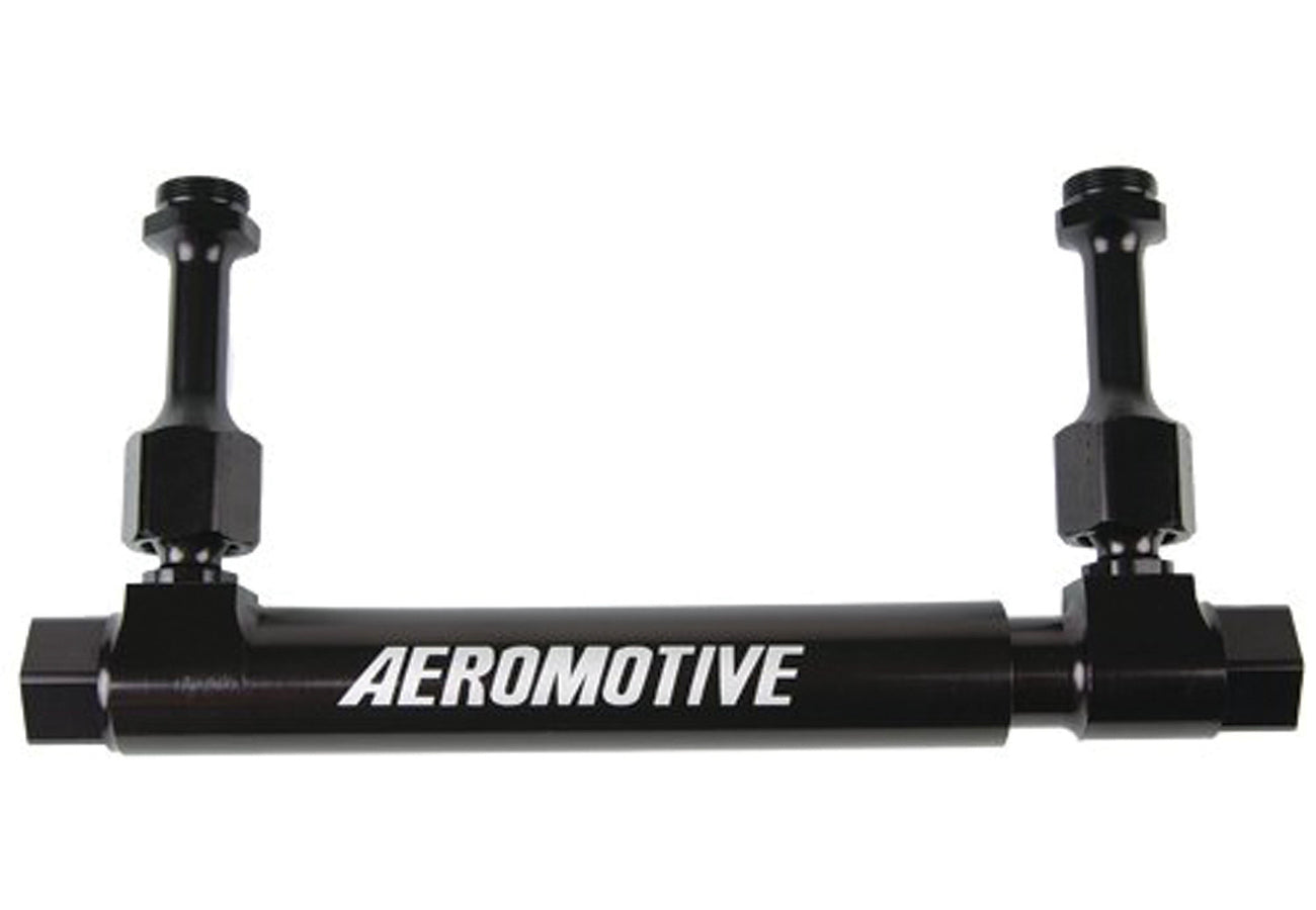 Aeromotive 14201 Dual Action Adjustable Fuel Log (Std Holley Style)