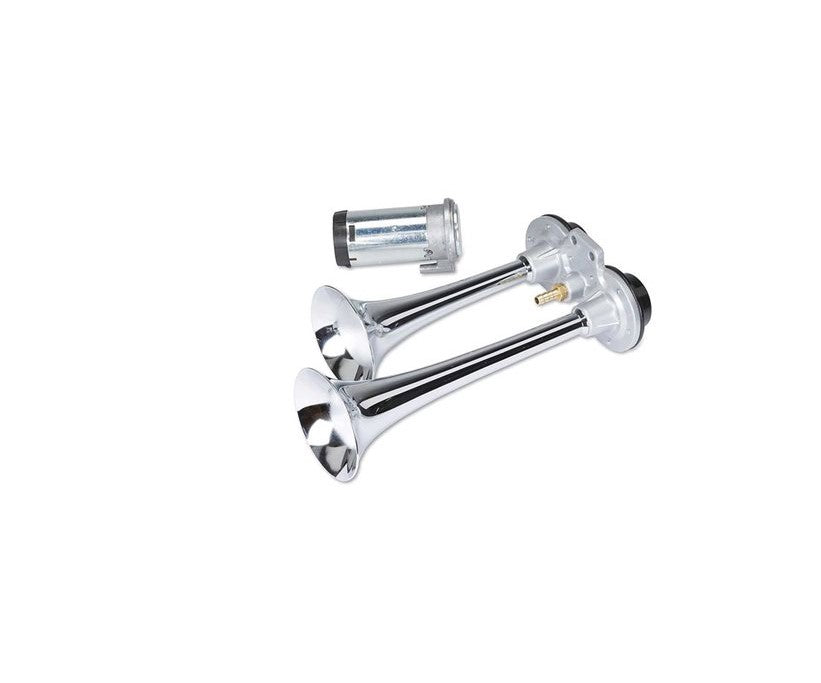 Excalibur AH-250 12" Dual Trumpet Air Horn with Compressor